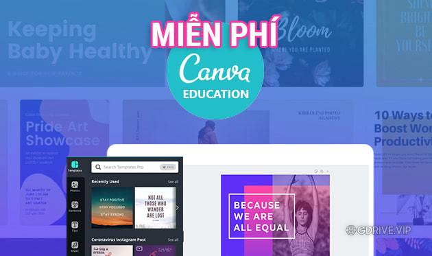 Canva Education miễn phí