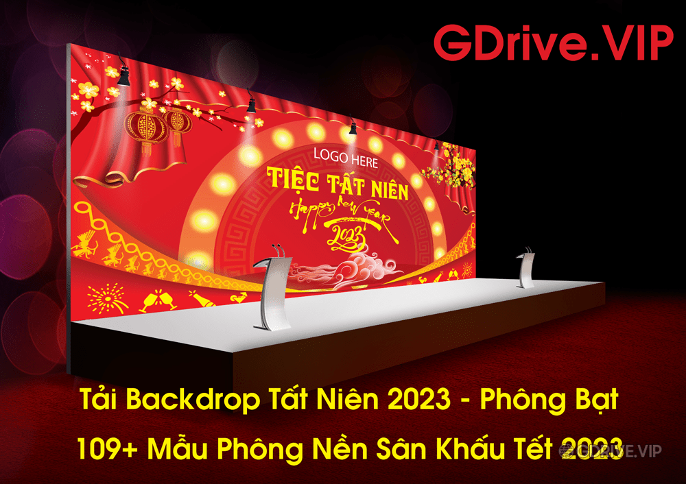 Backdrop tất niên 2023