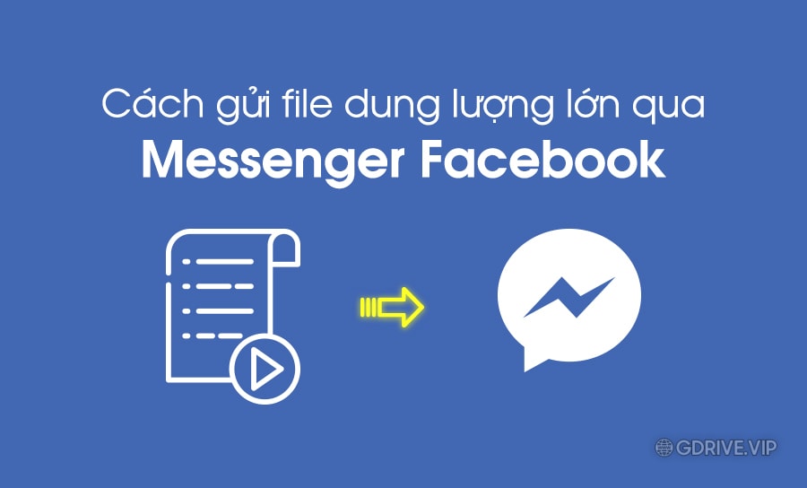 Cách gửi file dung lượng lớn qua Messenger Facebook