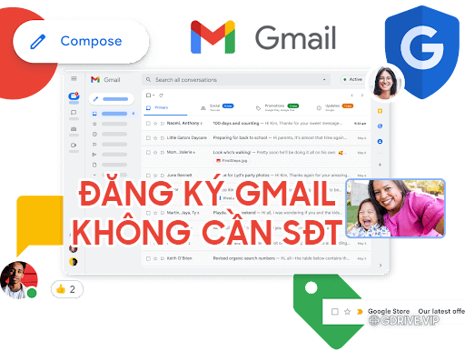 Cách Tạo Gmail Không Cần Số Điện Thoại
